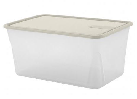 Контейнер для продуктов Sugar&Spice Honey 0,9л прямоугольный белый зефир